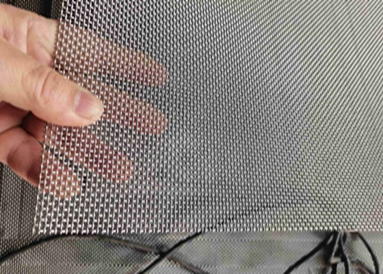 Square 150mesh 0.08mm Woven Stainless Steel Mesh Ss304 For Industrial