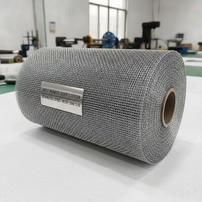 Stainless Steel 304 316 Security Mesh with Anti-Rust and Heat Resistance Square Hole Insect Mosquito Screen