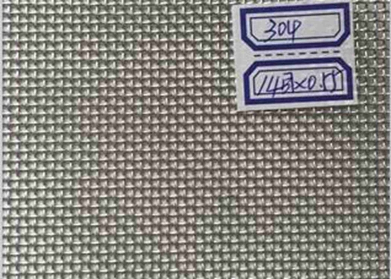 Tela de segurança de aço inoxidável Mesh Super Hardness de 304 crimes