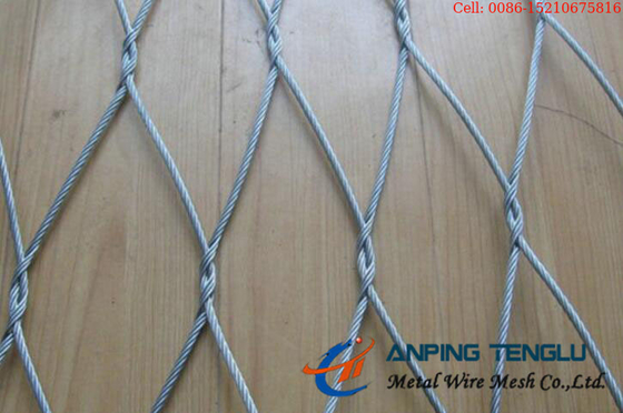 Cabo 316L atado de aço inoxidável de Mesh With AISI304 304l 316 do cabo
