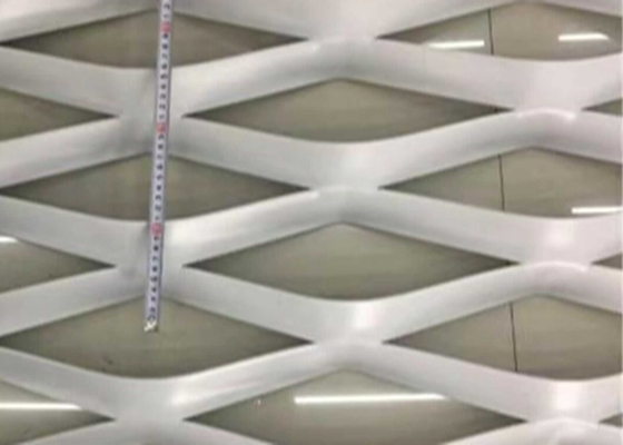 Metal expandido de alumínio Mesh Width da galvanização 0.5m-2.5m
