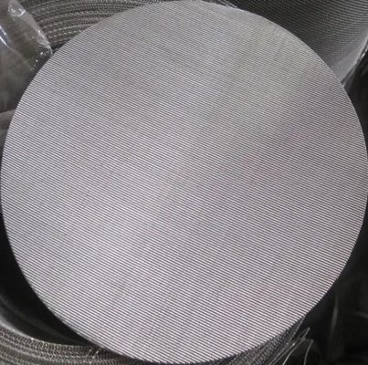 Disco de filtro de malha de arame farpado holandês de aço inoxidável para soluções de filtragem de baixo custo