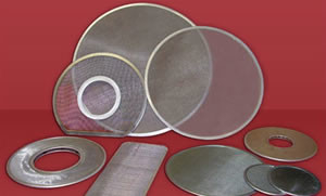 Filtros de malha de arame tubular de tipo tecido Pacotes de tela de aro Circulares Tensões de tela