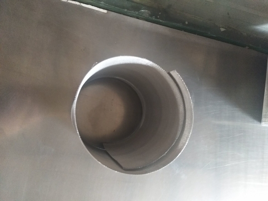 Aço inoxidável revestido de tecido de fio de tecelagem holandesa de alta resistência 0,5-2m largura