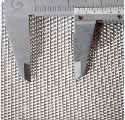 Aço inoxidável Reverso Holandês Tecido Tecido Tecido Tela Boa resistência à tração