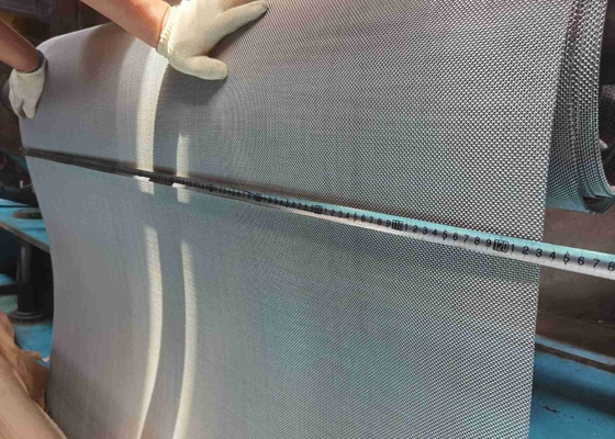 Proteção de segurança Ecrã de malha de arame metálico Profil de alumínio à prova de roubo Tecido simples