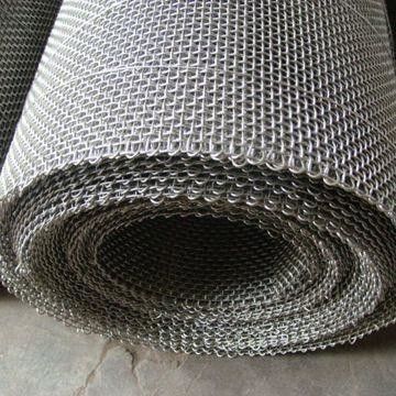 Tela de arame de aço inoxidável crimpado Tec Sieve SS316 para pedreiras/mineração