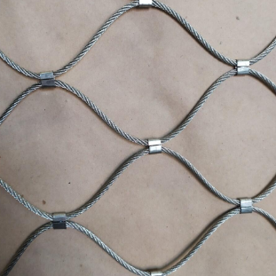 Rede de cabos de aço inoxidável SS304 com alta resistência à tração, resistência à corrosão e grande flexibilidade