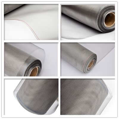 Stainless Steel 304 316 Security Mesh with Anti-Rust and Heat Resistance Square Hole Insect Mosquito Screen