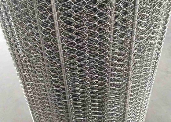 O equilíbrio tece o fio de aço inoxidável Mesh Conveyor Belt 0.5m a 3m