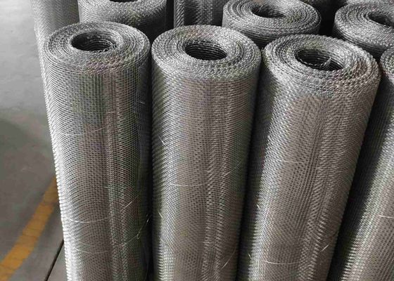 Rede de arame tecida SS quadrada 18x18 Mesh Selvage Edge do furo
