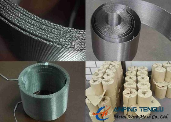 fio holandês de aço inoxidável Mesh Wear Resistance de 0.1m a de 1.2m