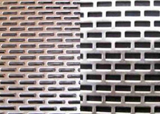 Furo do entalhe filtragem perfurada de Mesh For Liquids And Solids do metal de 0.1mm a de 8mm