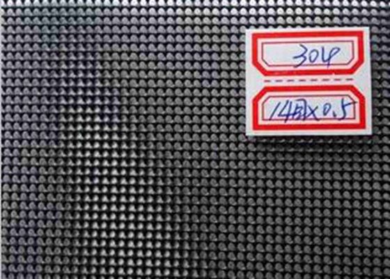 Bwg 31 à tela de segurança de aço inoxidável Mesh Epoxy Coated do fio Bwg34 12x12