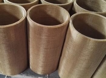Tela de filtro de bronze da resistência do ácido e do alcaloide para a vida útil longa da filtragem
