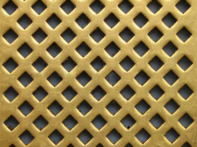 Malha perfurada de bronze do metal para a decoração & o filtro, com de grande resistência