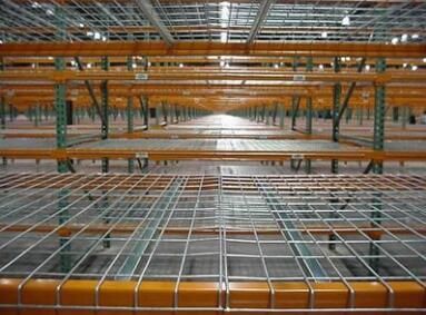 Fio soldado de aço inoxidável Mesh Shelves Used para o armazém, supermercado