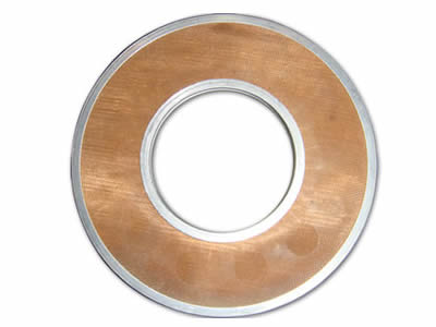 O disco do filtro do anel é composto da rede de arame de cobre e de anel perfurado do metal.