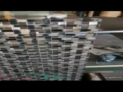 Telas metálicas decorativas de aço inoxidável ou de alumínio