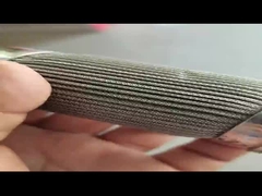 Filtro de malha de arame com abertura de precisão resistente à corrosão para filtragem de gás de óleo pesado